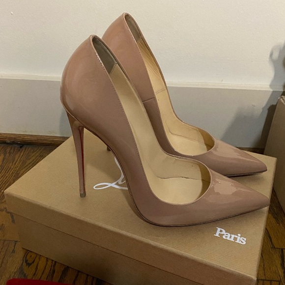 Nude Leather Louboutin - Picture 1 of 4